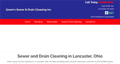 Desktop Screenshot of greensseweranddraincleaninginc.com